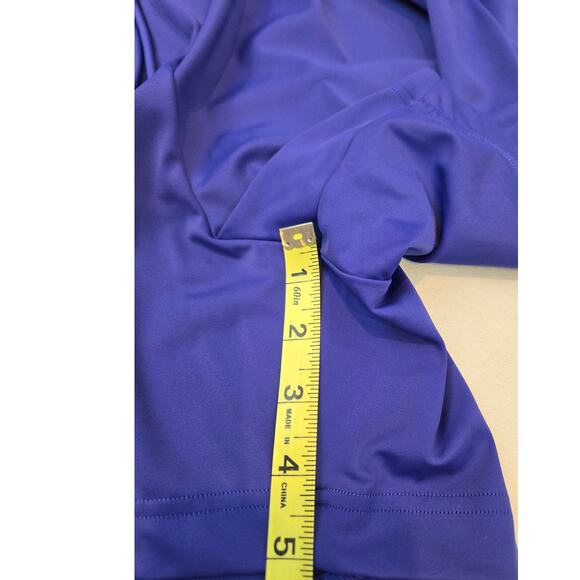 L.L. Bean BeanSport Swimwear Pull-On Nylon 5" Shorts Cobalt Blue Womens Medium - Picture 7 of 9